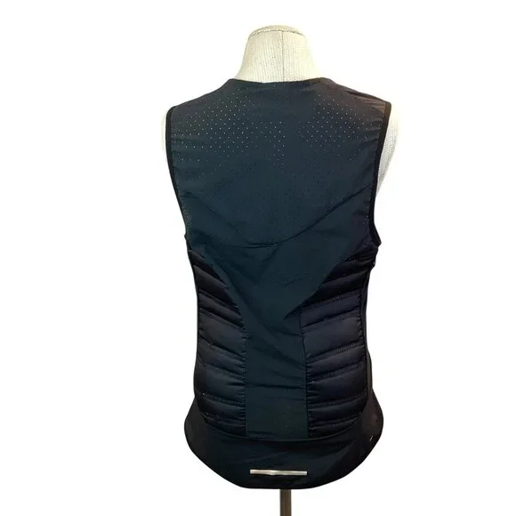 Nike Aeroloft Womens Small Down Packable Running Vest Black - Picture 5 of 10